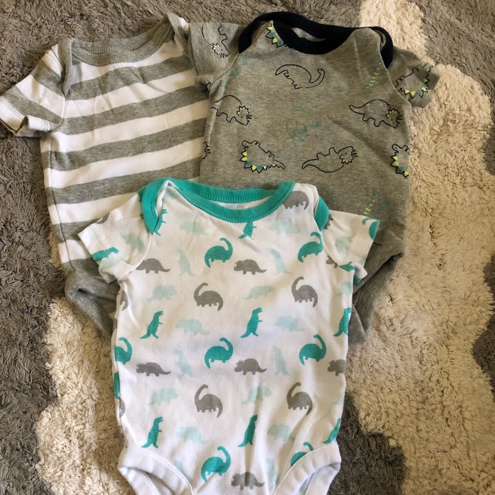 Baby Gap Dino Onesies